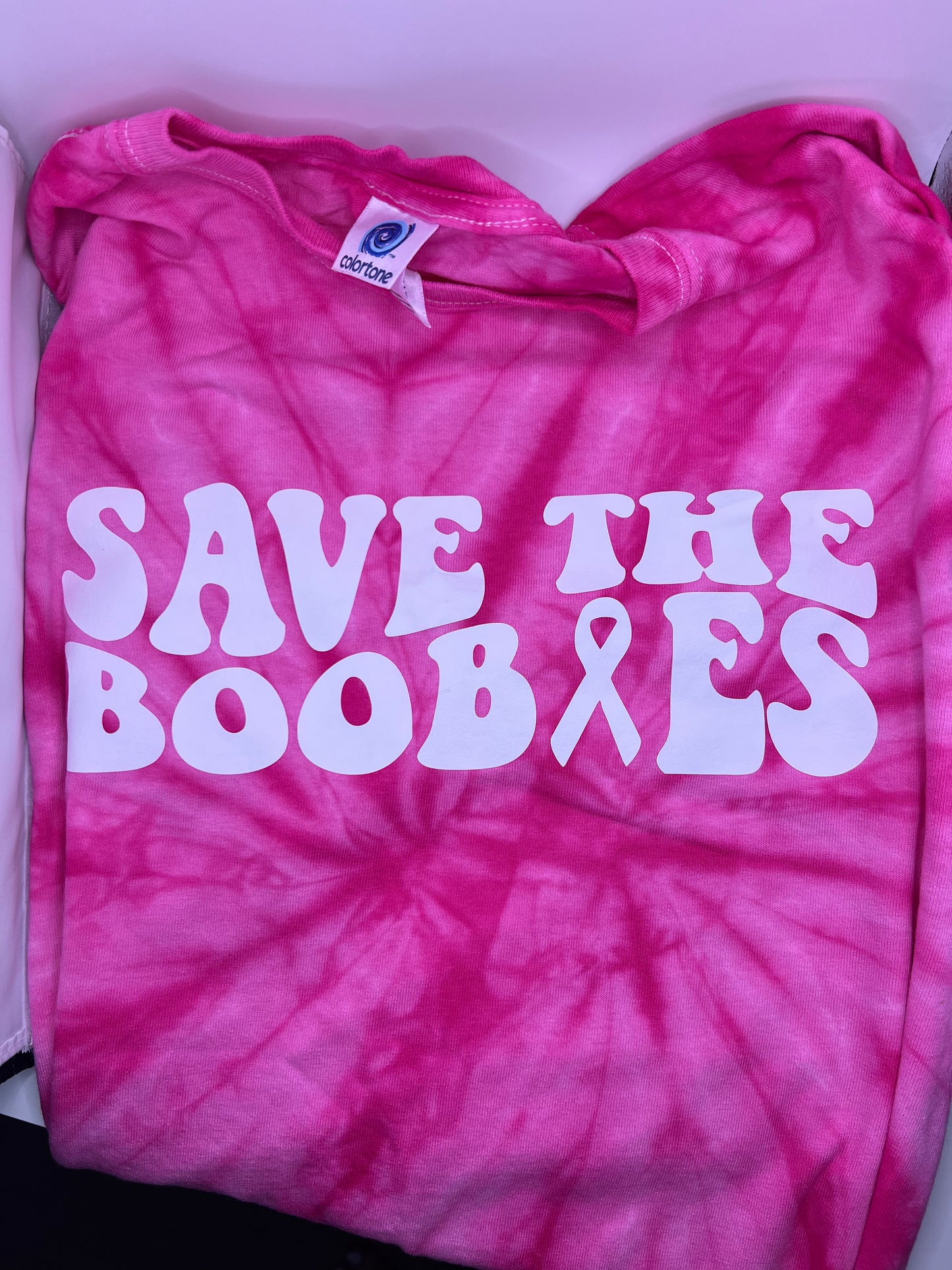 save the boobies tee