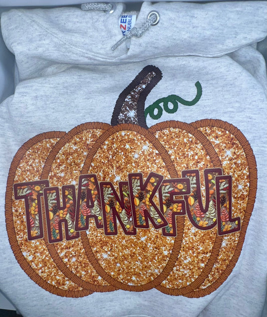 thankful pumpkin hoodie