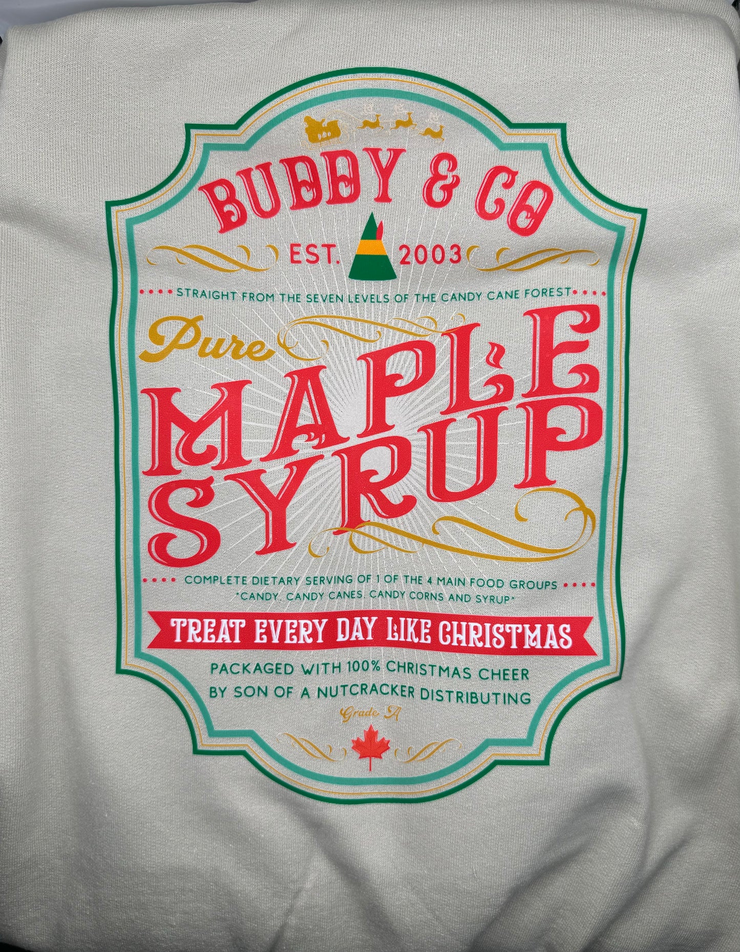 elf maple syrup crew