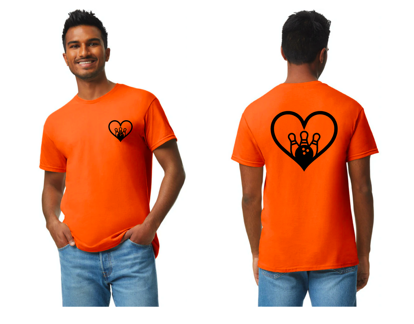 heart bowling shirt